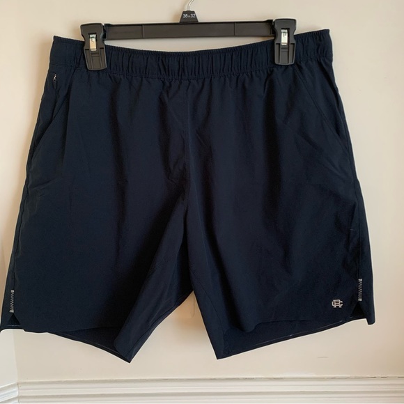 REIGNING CHAMP Training Short 8” Navy Blue size L - Picture 2 of 8